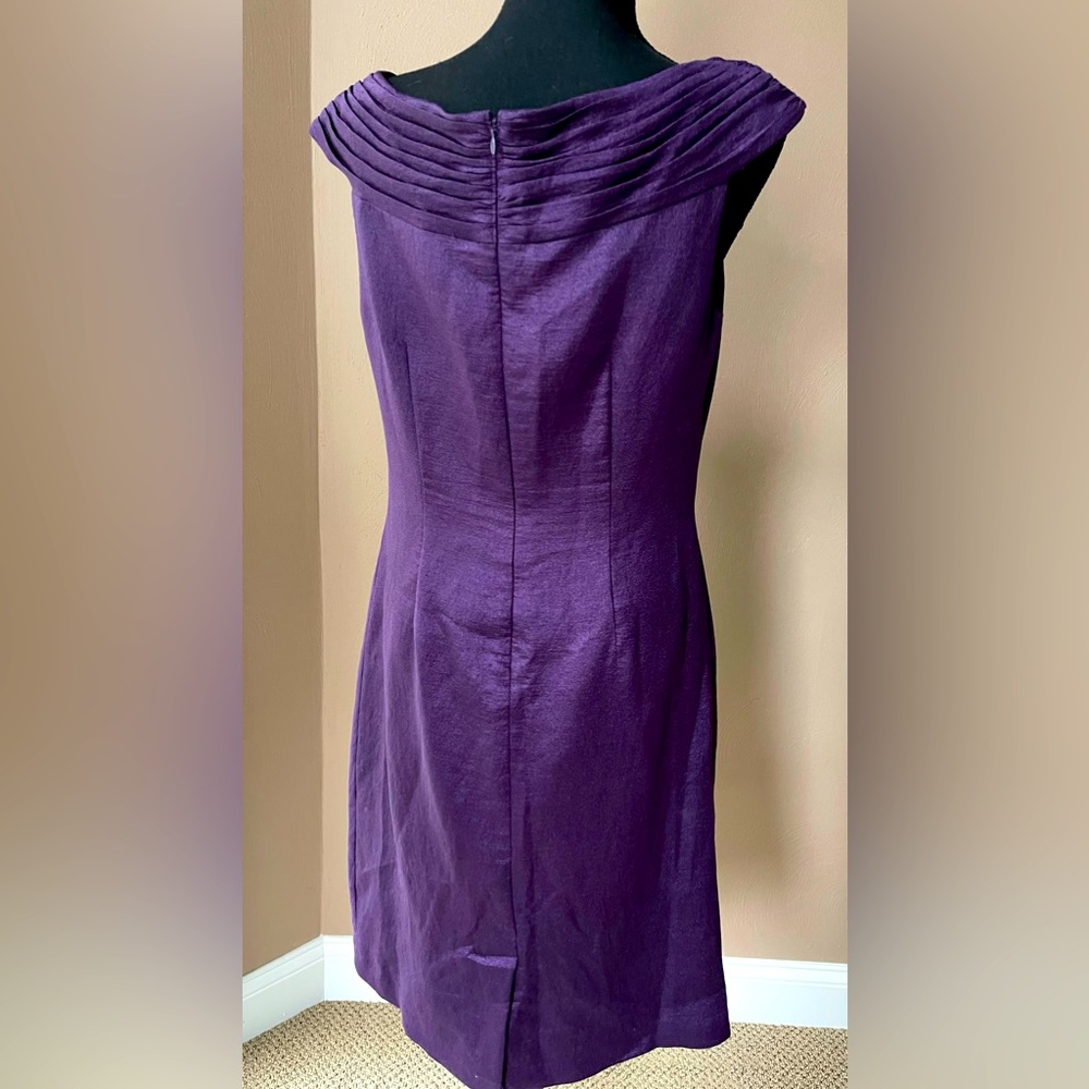 Adrianna Papell Beautiful Cocktail Dress in Purple - Picture 3 of 8